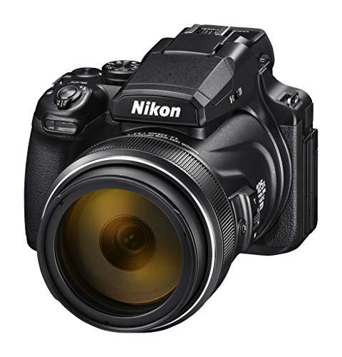 Nikon Coolpix P1000 - Cámara Bridge, Zoom óptico 125x, vídeo 4K/UHD, Bluetooth, Wi-Fi, Color Negro