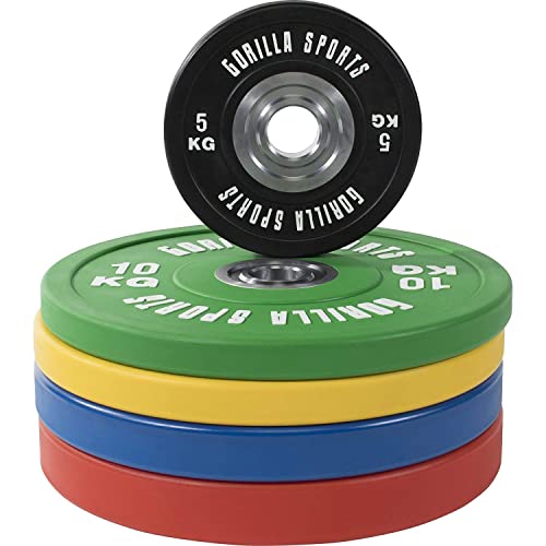 GORILLA SPORTS® - Disco de pesas olímpicos Pro (20kg)