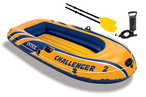 Intex 68367NP - Barca Hinchable Challenger 2 con remos 236 x 114 x 41 cm