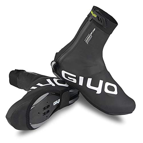 Lixada Cubierta de Zapatos de Bloqueo de Ciclismo en Invierno Cubrebotas MTB Impermeable A Prueba de Viento Calzado de de Vellón Cálido (XL)