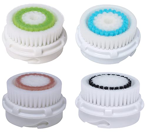 Cabezales de cepillo de repuesto para Clariso-nic MIA & MIA 2 PRO PLUS masajeador facial limpiador facial cabezal de cepillo de cuidado de poros ,4 piezas