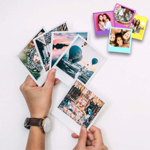 Revelado Impresión de fotografías estilo Polaroid 10x7,5 cm -Pack 20 fotos- Fotos personalizadas.Regalos originales - Álbum de fotos