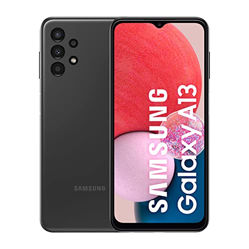 Samsung Galaxy A13 – Teléfono móvil sin tarjeta SIM, Smartphone Android de 6,6', Pantalla Infinity-V, 4 GB RAM, 32 GB de almacenamiento, Batería de 5000 mAh, Android 12, Negro