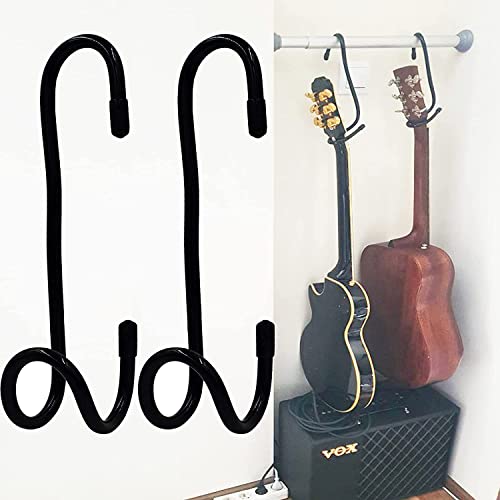 AUXPhome Soporte portátil para guitarra y armario de guitarra, soporte para guitarra con acolchado de goma antideslizante, para el hogar o el estudio, no incluye guitarra, paquete de 2