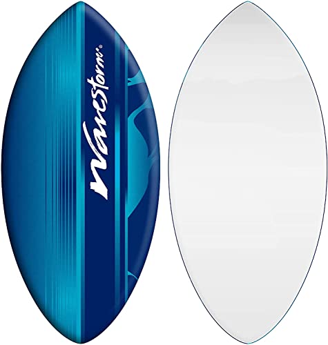Wavestorm Skimboard de Espuma de 48 Pulgadas | Skimboard para Principiantes y Todos los Niveles de Skimming, Surf y Bodyboard, Skimboard Azul