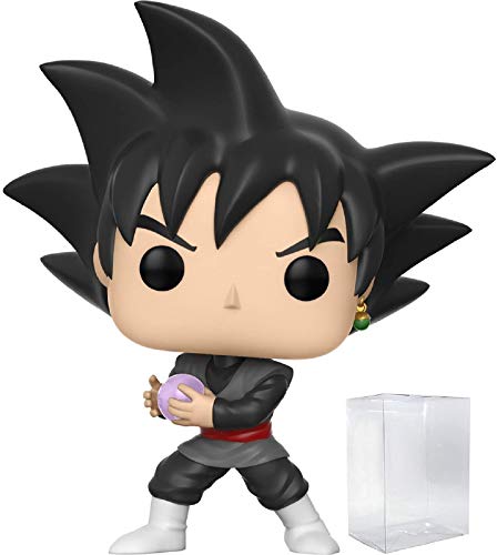 Funko Pop! Anime: Dragon Ball Super – Figura de vinilo negro Goku (con funda protectora de caja de pop)
