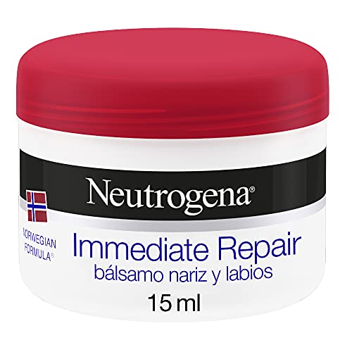 Neutrogena Bálsamo Nariz y Labios Reparación Inmediata Fórmula Noruega, 15 ml