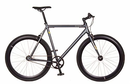 Bicicleta Fixie/Single Crest Estate Gris Aluminio, tamaño XS - XXL (XXL 61)