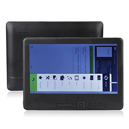 Dispositivos E Readers portátiles, 7in HD Color Screen E-Book Reader, 4GB 8GB 16GB of Storage, E Reader Books with A Protective Cover, Supports for EPUB PDF TXT FB2 PDB, 800x480 (8 GB)