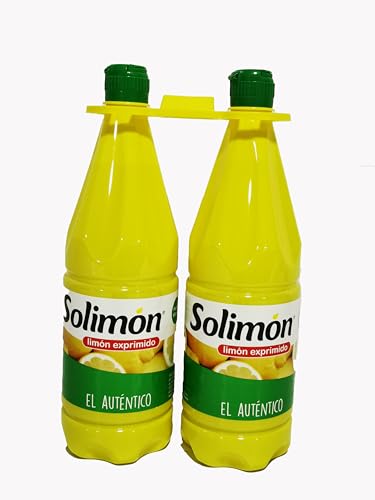 Solimon | Zumo de Limón Exprimido 100% Natural | 2 x1 litro
