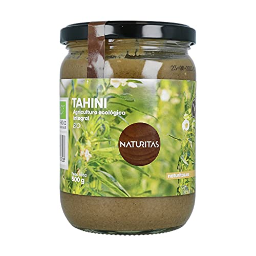 Tahini Bio 500 g Naturitas Essentials | Crema altamente nutritiva | Semillas de sésamo | Agricultura ecológica Integral | Ideal para hummus