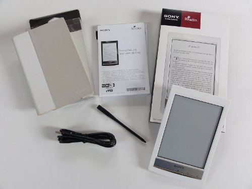 Sony PRST1WC - Lector de ebooks, Pantalla Escala de Grises, 6 Pulgadas, WiFi 802.11b, 802.11g, 802.11n, Color Blanco