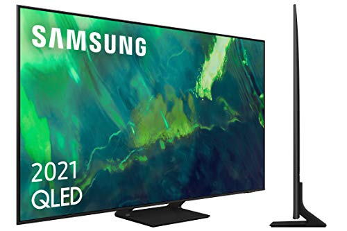 Samsung QLED 4K 2021 75Q70A - Smart TV de 75' con Resolución 4K UHD, Procesador QLED 4K con Inteligencia Artificial, Quantum HDR10+, Motion Xcelerator Turbo+, OTS Lite y Alexa Integrada