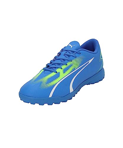 PUMA Play TT, Zapatillas de fútbol Hombre, Ultra Blue White Pro Green, 42.5 EU