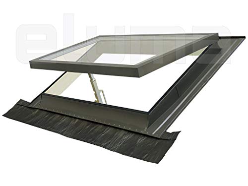 Claraboya - Ventana para tejado 'CLASSIC VASISTAS' Made in italy/Tragaluz por el acceso al techo/Doble vidrio (90x48 Base x Altura)
