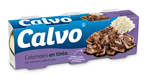 Calvo Calamares en Tinta Pack3 x 80g