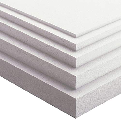 Imballaggi.point - Paneles de poliestireno aislantes - Ideal para aislamiento térmico de paredes, techo y contratecho - Densidad de 15 kg/m² - 100 x 100 x 2 cm (10)