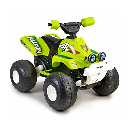 Feber Falcon - Quad Moto de bateria de juguete, para niños y niñas a partir de 3 años, 6V (Famosa 800012510)
