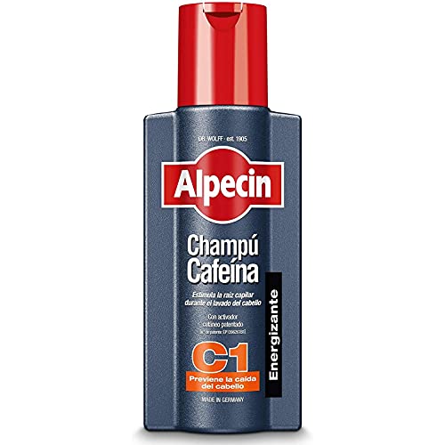Alpecin C1 Caffeine Shampoo 1x 250 ml | Champu anticaida hombre y con cafeina | Tratamiento para la caida del cabello | Alpecin Shampoo Anti Hair Loss Treatment Men
