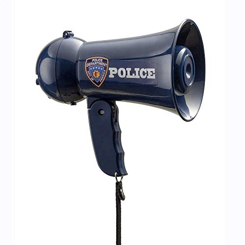 Dress Up America Juego de simulación del megáfono del Oficial de policía con Sonido de Sirena para niños