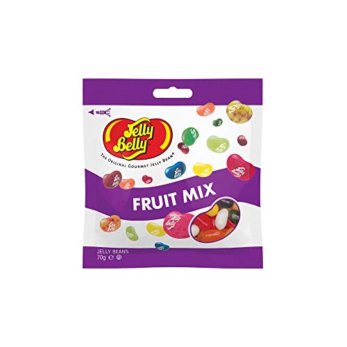 Jelly Belly Beans, grajeas con 16 sabores surtidos de frutas, bolsa de 70 gramos, caramelos masticables en forma de judías