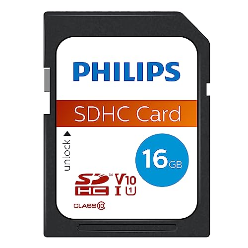 Philips SD C10, Tarjeta de Memoria SDHC de 16 GB