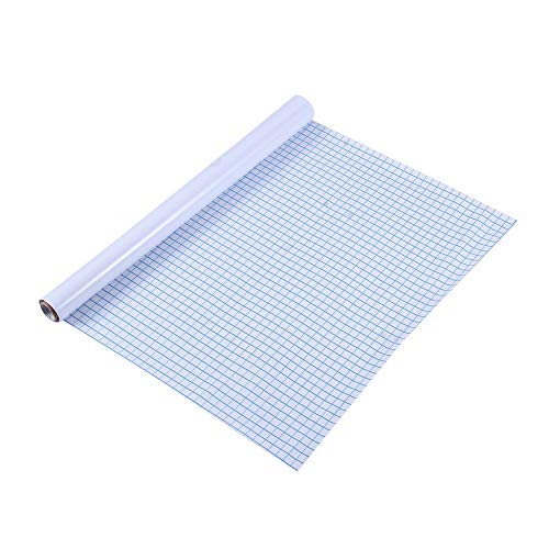 Etiqueta adhesiva de pizarra blanca de 200x45 cm Pizarras de borrado en seco Etiqueta de la pared removible Pizarra con lápiz de pizarra para habitaciones de niños Cocina - Blanco