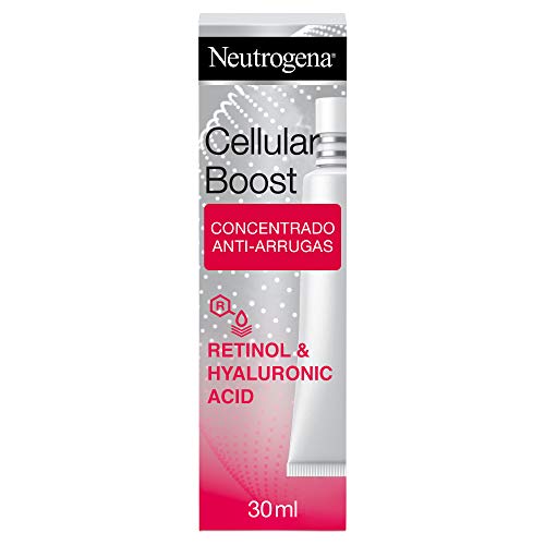 Neutrogena Cellular Boost Anti-Edad concentrado anti-arrugas intensivo, con retinol y ácido hialurónico, 30ml