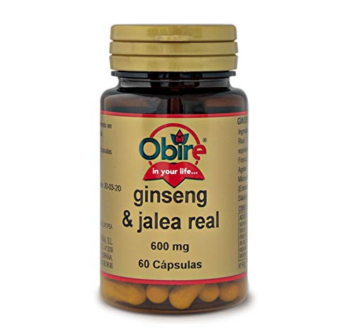 Obire Ginseng & Jalea Real 600 mg - 60 Capsulas