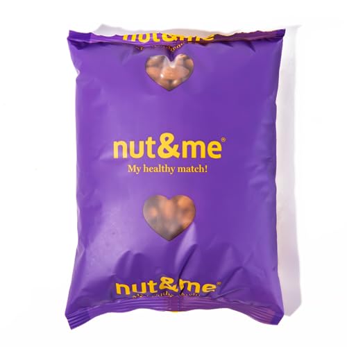 Almendras crudas con piel 1 kg nut&me | almendras naturales | Fuente de proteínas | Alto contenido en fibra | Sin gluten |
