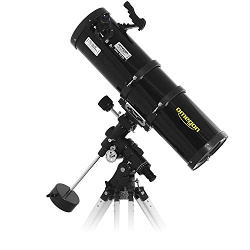 Omegon N 150/750 EQ-4, telescopio astronómico con Apertura de 150 mm y 750 mm de Distancia Focal