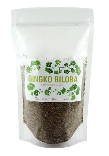 Té de hojas sueltas de Ginkgo biloba HerbaNordPol, té de hierbas sueltas 500 g