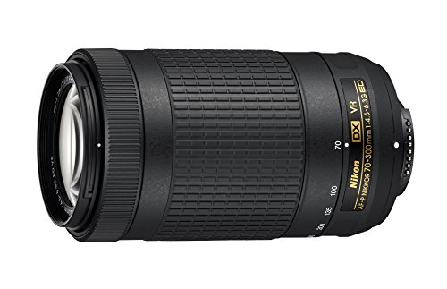Nikon JAA829DA - Objetivo para cámara réflex AF-P DX 70-300 4.5-6.3G VR SD2, color negro
