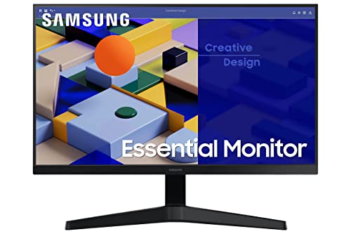 Samsung LS24C312EAUXEN - Monitor de 24' FullHD (1920 x 1080, 16:9, 75Hz, 5ms, Diseño sin Bordes, LED, Panel IPS, AMD FreeSync, Modo Eye Saver, Flicker Free), Negro, Version 2023