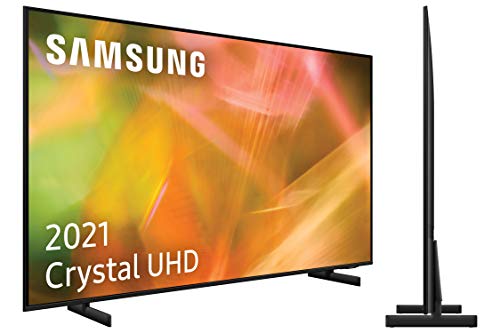 Samsung 4K UHD 2021 75AU8005- Smart TV de 75' con Resolución Crystal UHD, Procesador Crystal UHD, HDR10+, Motion Xcelerator, Contrast Enhancer y Alexa Integrada
