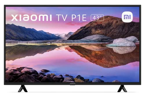 Xiaomi Smart TV P1E 43 pulgadas (UHD, HDR 10, MEMC, triple sintonizador, Android, Prime Video, Netflix, asistente de Google integrado, bluetooth, HDMI 2.0, USB) [Modelo 2021]