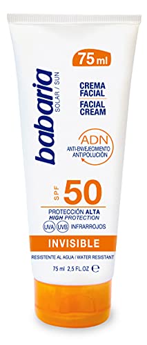 Babaria – Crema facial protección solar invisible – 75 ml