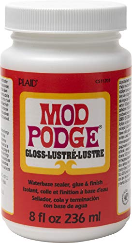 Mod Podge CS11201 Water Base Sealer, Gloss Finish, Glue, White, 8 oz, 6 x 6 x 10.8 cm, 236 ml