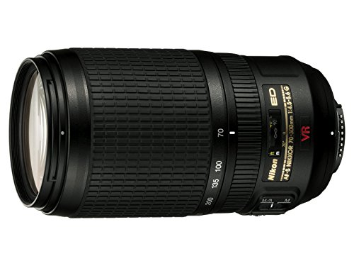Nikon 70-300mm f-4 5.6G - Objetivo de Zoom con Enfoque automático para cámaras Nikon DSLR (reacondicionado)