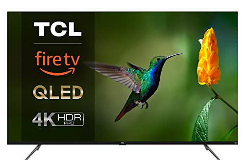 TCL 50CF630 126cm (50 ') QLED Fire TV (4K Ultra HD, HDR 10+, Dolby Vision & Atmos, Smart TV, Game Master, 60Hz Motion clarity, Press & Ask Alexa), Negro