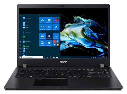 Acer TravelMate P2 TMP215-52 - Ordenador Portátil 15.6' Full HD LCD, Laptop (Intel Core i3-10110U, 8 GB RAM, 256 GB SSD, Gráficos Intel UHD, ComfyView, Windows 10 Pro), PC Portátil Negro
