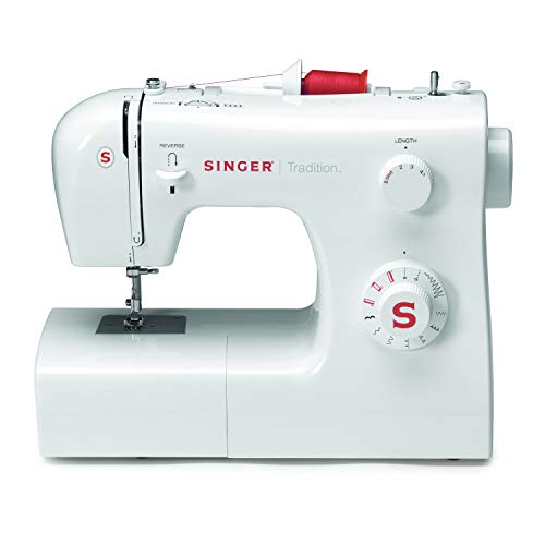 SINGER Tradition 2250 - Máquina de coser (Color blanco, Costura, Paso 4, Variable, Giratorio, Variable)