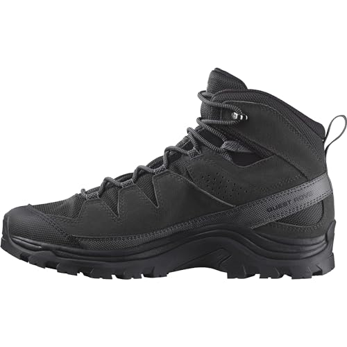 Salomon Quest Rove Gore-Tex Zapatillas de Backpacking para Hombre, Específica para excursionismo, Protección al aire libre, Rendimiento fiable, Black, 43 1/3