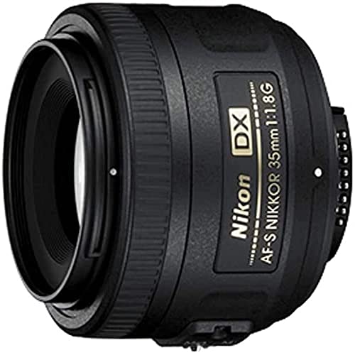 Nikon Nikkor AF-S ED 35 mm f:1.8G - Objetivo para Nikon (Distancia Focal Fija 35 mm, Apertura f/1.8-16, diámetro: 58 mm), Negro