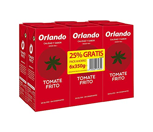 ORLANDO Tomate Frito Brik 6 x 350g +25% gratis sin gluten
