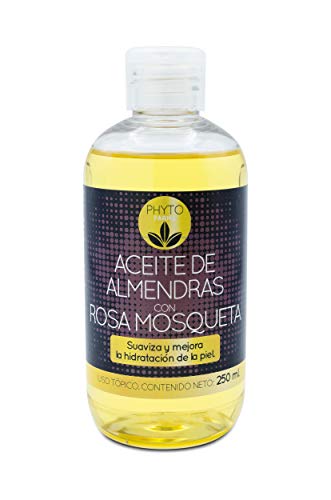 PHYTOFARMA - Aceite De Almendras + Rosa Mosqueta, Almond, 250 Mililitro
