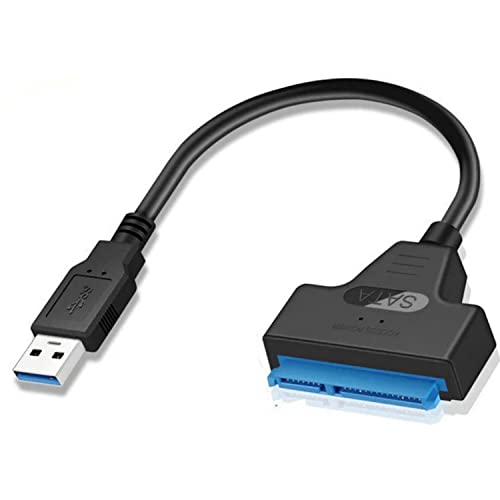 Beigemo USB 3.0 a SATA Cable del Adaptador para 2.5' SSD/HDD Drives - SATA a USB 3.0 Convertidor y Cable Externos, SATA III Converter