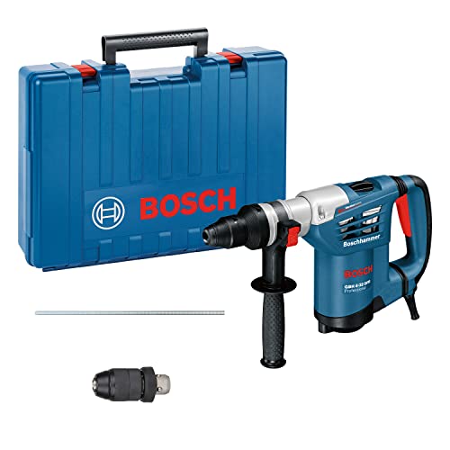 Bosch Professional GBH 4-32 DFR - Martillo perforador Eléctrica con cable Azúl (4,2 J, Ø máx. hormigón 32 mm, SDS plus + cilíndrico, en maletín)