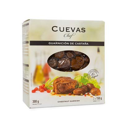 Cuevas Chef- Castaña Guarnicio - Para dar Vida a los Platos - Imprescindible en la Cocina de Vanguardia - 300 Gramos