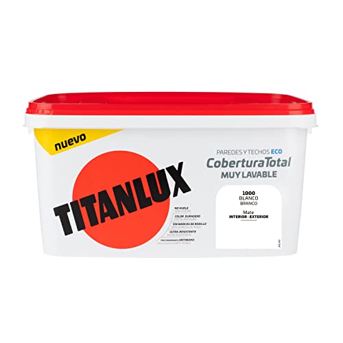 Titanlux Cobertura Total pintura para paredes Blanco 4L